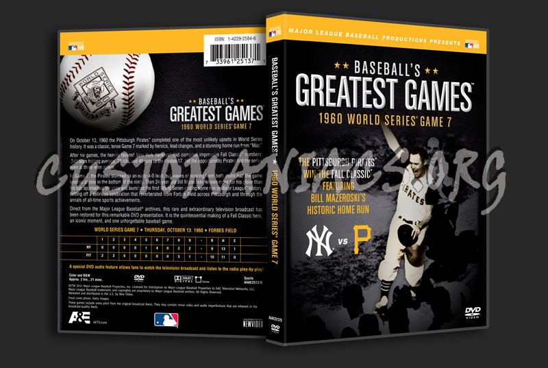 Baseball's Greatest Games 1960 World Series Game 7 dvd cover