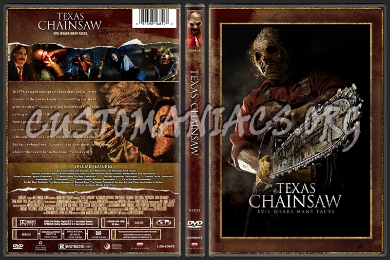 The Texas Chainsaw Massacre: The Franchise Collection dvd cover