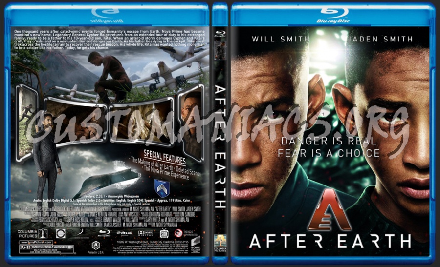 After Earth dvd cover