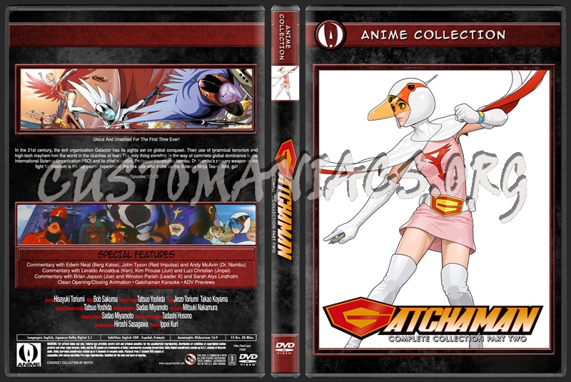 Anime Collection Gatchaman Complete Collection Part Two dvd cover
