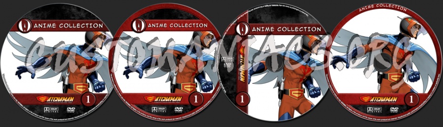 Anime Collection Gatchaman Complete Collection Part Three dvd label