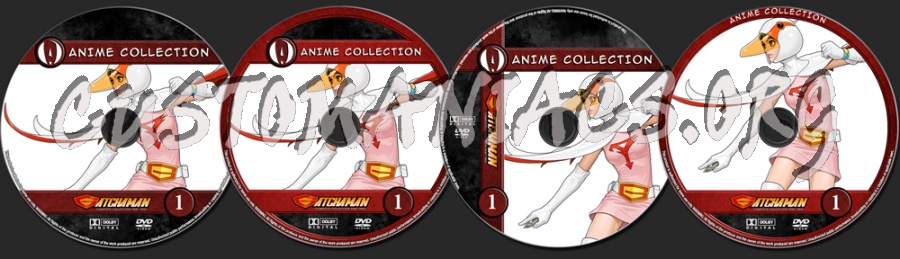 Anime Collection Gatchaman Complete Collection Part Two dvd label