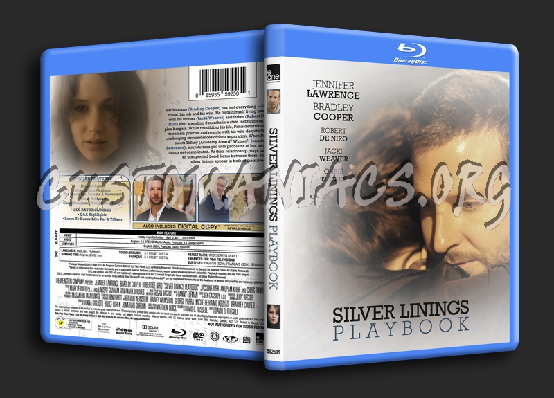 Silver Linings Playbook blu-ray cover