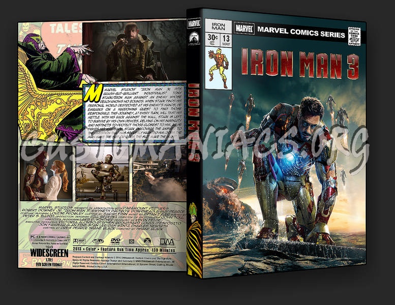 Iron Man 3 dvd cover