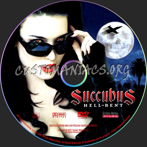 Succubus Hell Bent dvd label