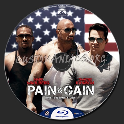 Pain & Gain blu-ray label