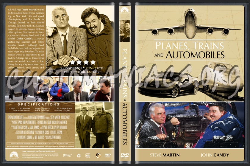 Planes, Trains and Automobiles dvd cover