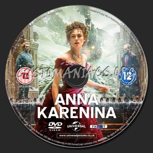 Anna Karenina dvd label