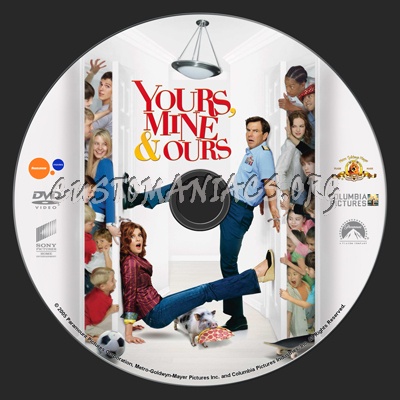 Yours, Mine & Ours dvd label