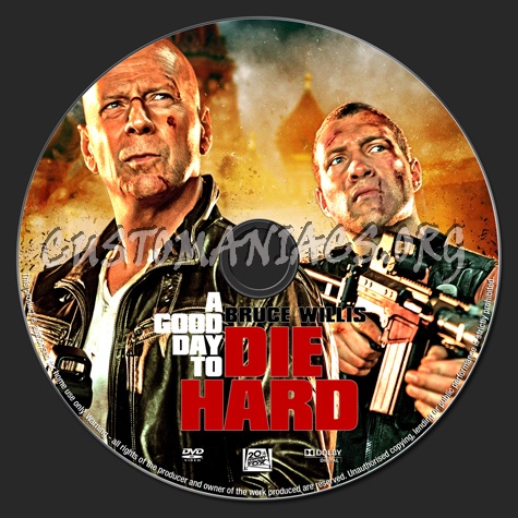 A Good Day To Die Hard dvd label