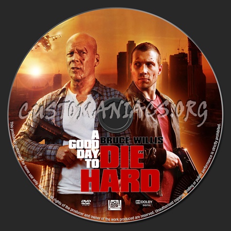 A Good Day To Die Hard dvd label