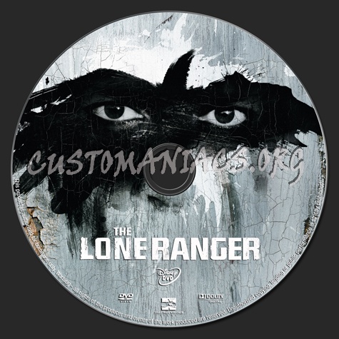 The Lone Ranger dvd label