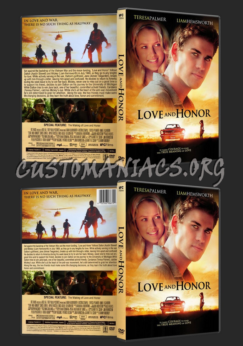 Love and Honor (2012) dvd cover