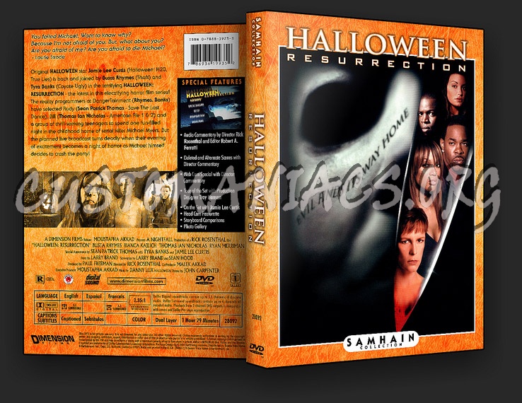 HalloweeN - Resurrection dvd cover