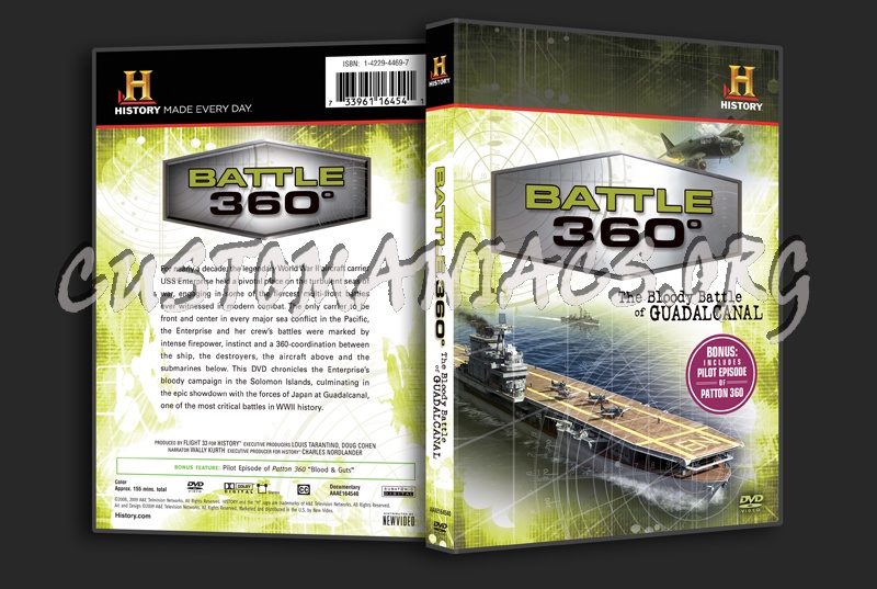 Battle 360 The Bloody Battle of Guadalcanal dvd cover