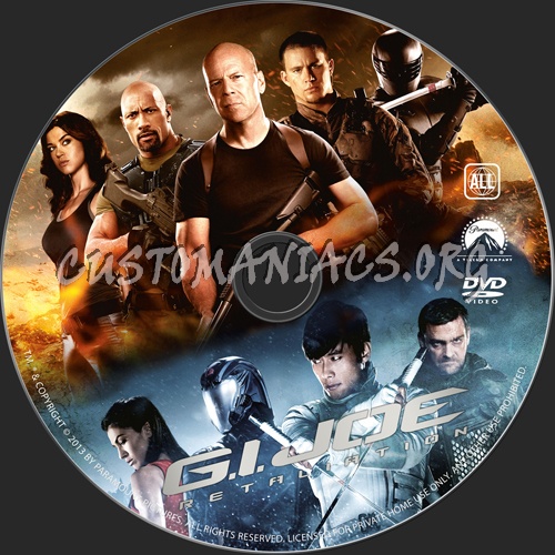 G.I. Joe: Retaliation dvd label