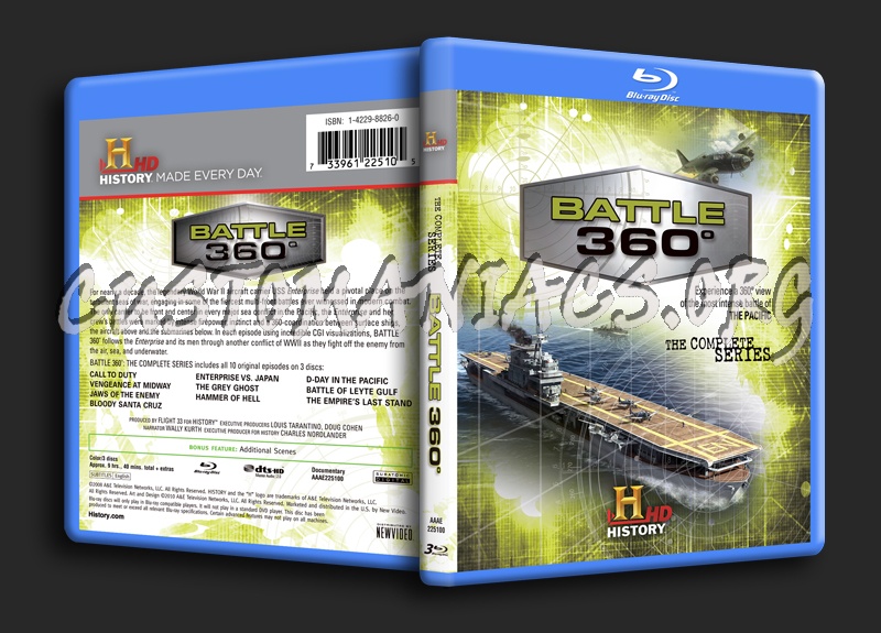 Battle 360° The Complete Season 1 blu-ray cover