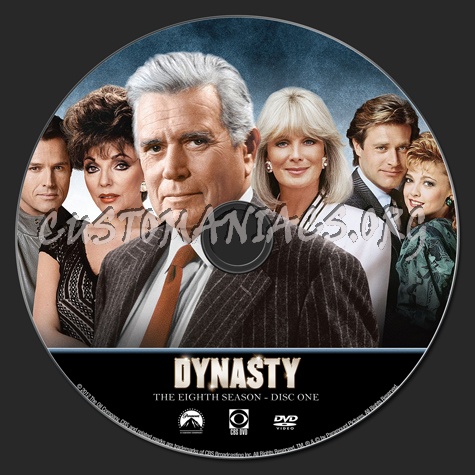 Dynasty - The Eighth Season dvd label