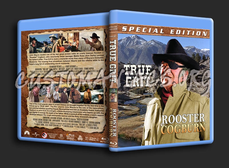 True Grit / Rooster Cogburn Double Feature blu-ray cover