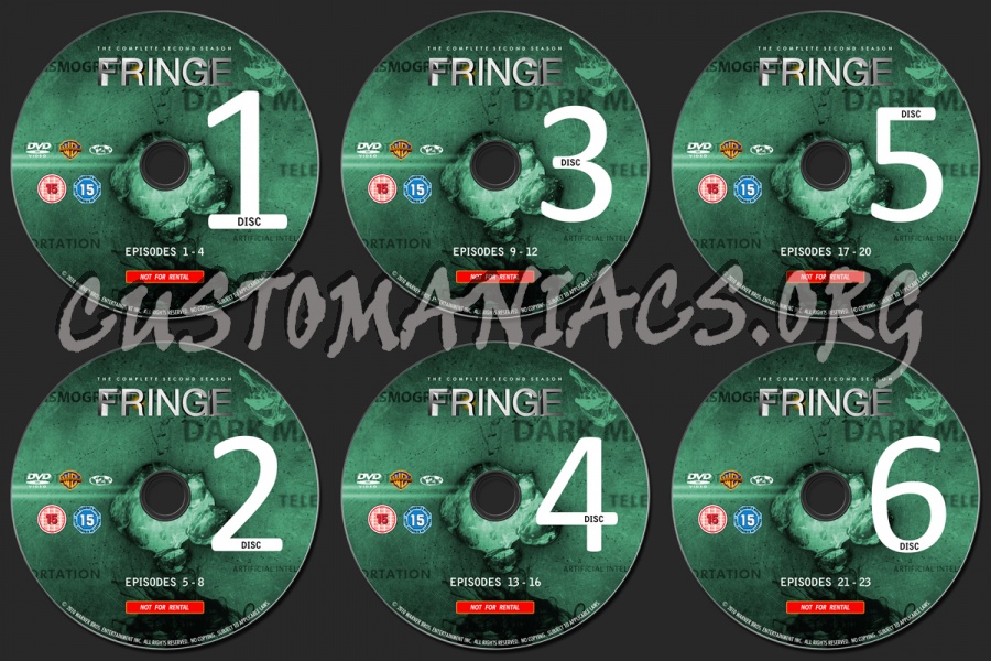 Fringe Season 2 dvd label