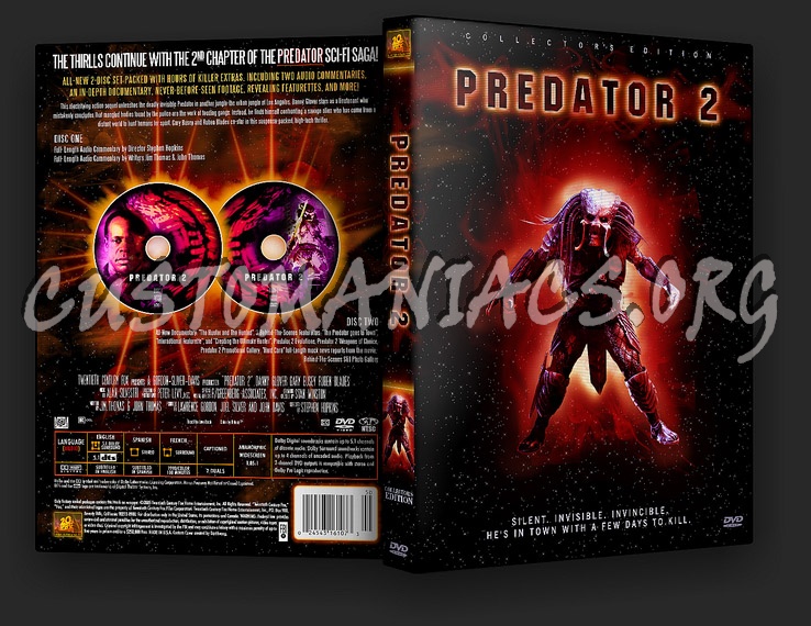 Predator 2 Special Edition dvd cover
