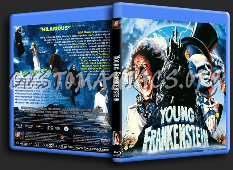 Young Frankenstein blu-ray cover