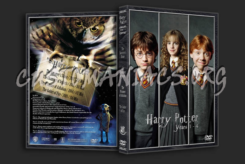 Harry Potter: Years 1-4 dvd cover