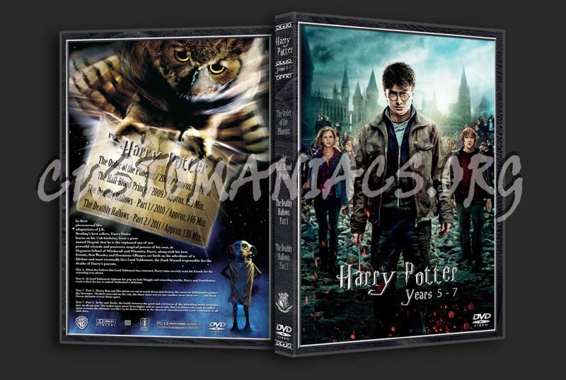 Harry Potter: Years 5-7 dvd cover