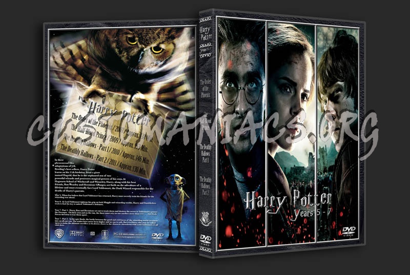 Harry Potter: Years 5-7 dvd cover