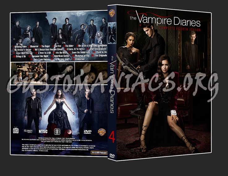 The Vampire Diaries season four dvd cover