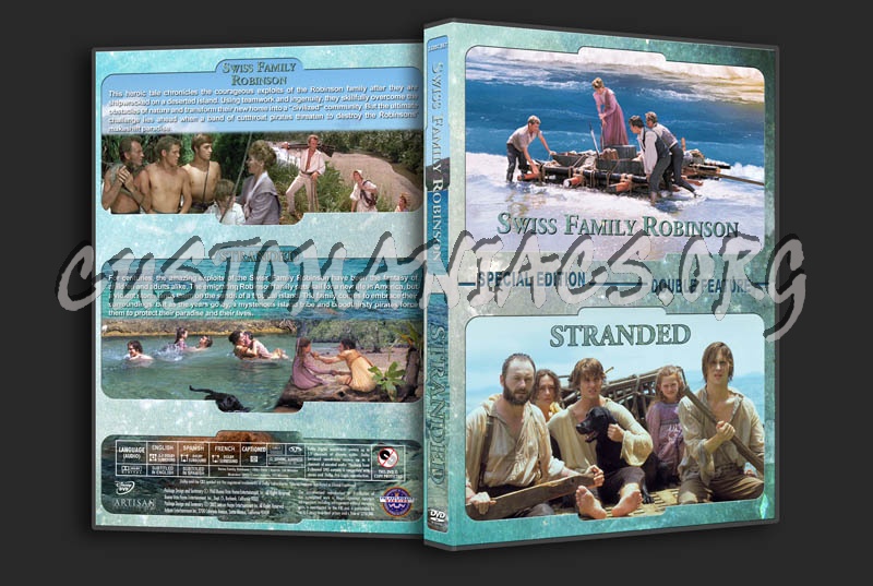 Swiss Family Robinson / Stranded Double Feature dvd cover