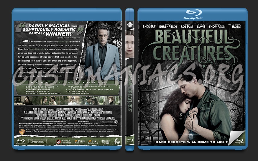 Beautiful Creatures blu-ray cover
