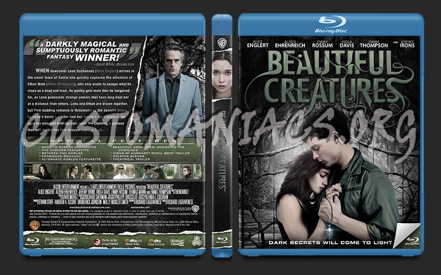 Beautiful Creatures blu-ray cover