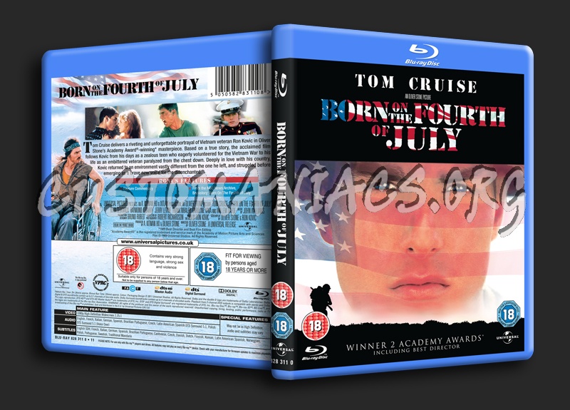 Born on the Fourth of July blu-ray cover