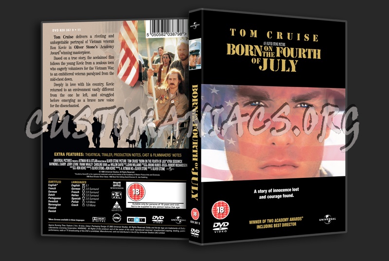 Born on the Fourth of July dvd cover