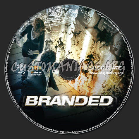 Branded blu-ray label