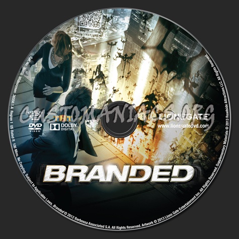 Branded dvd label