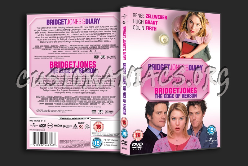 Bridget Jones's Diary / Bridget Jones The Edge of Reason dvd cover