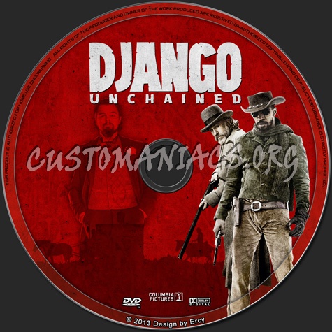 Django Unchained dvd label
