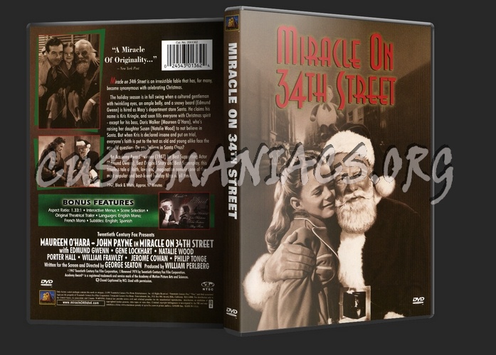 Miracle on 34th Street dvd cover