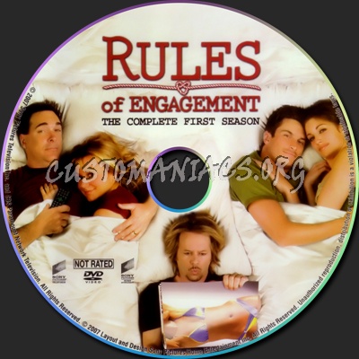 Rules Of Engagement The Complete First Season dvd label