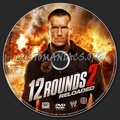 12 Rounds 2 Reloaded dvd label