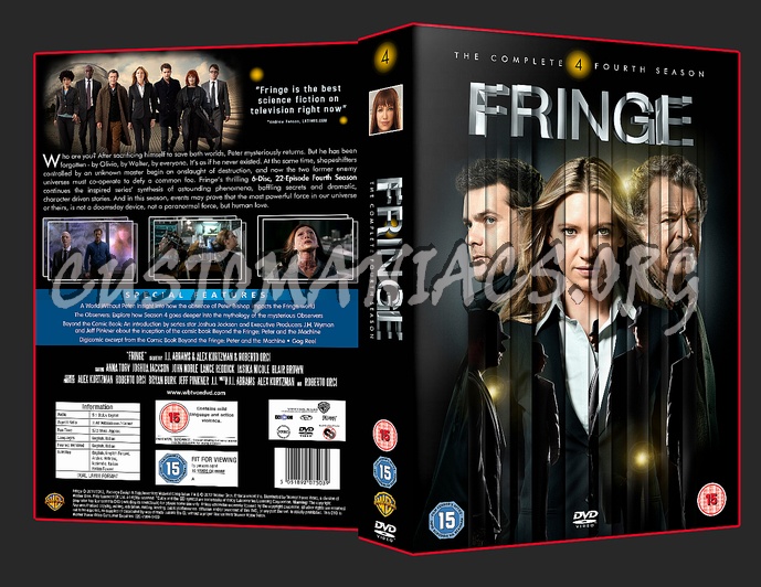 Fringe Season 4 dvd cover