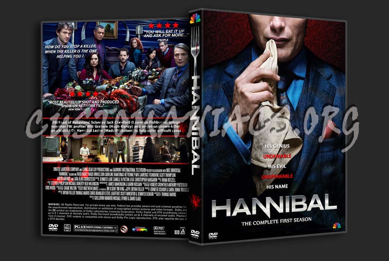 Hannibal Season 1 dvd cover