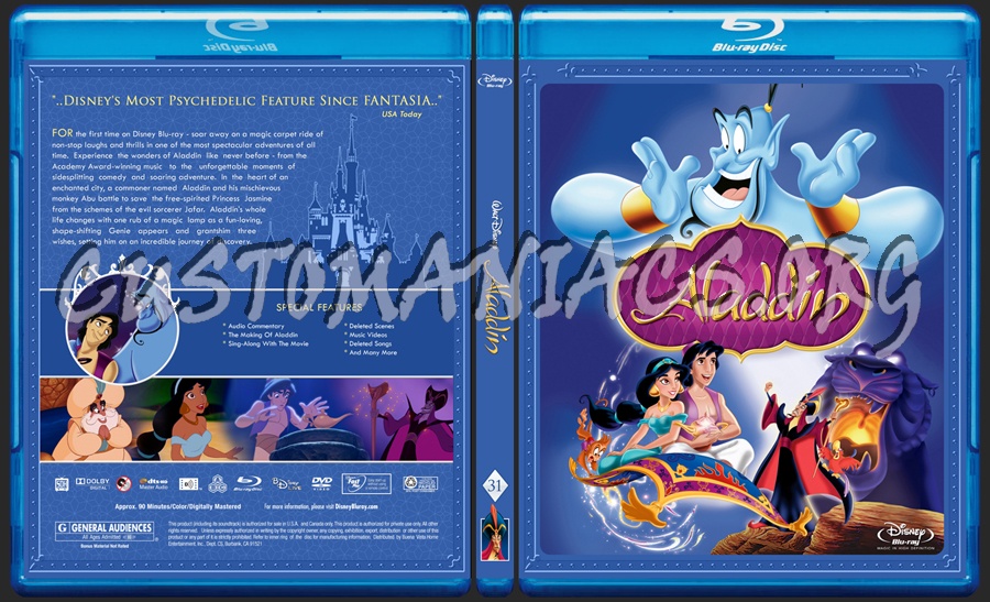 Aladdin blu-ray cover