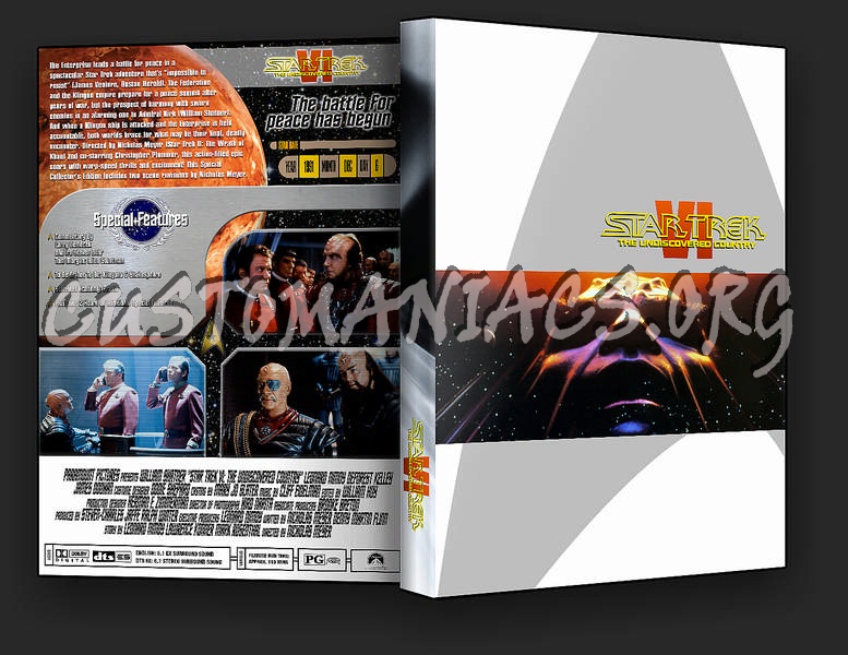 Star Trek VI: The Undiscovered Country dvd cover