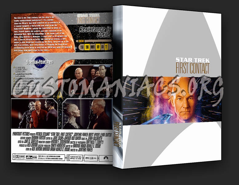Star Trek: First Contact dvd cover