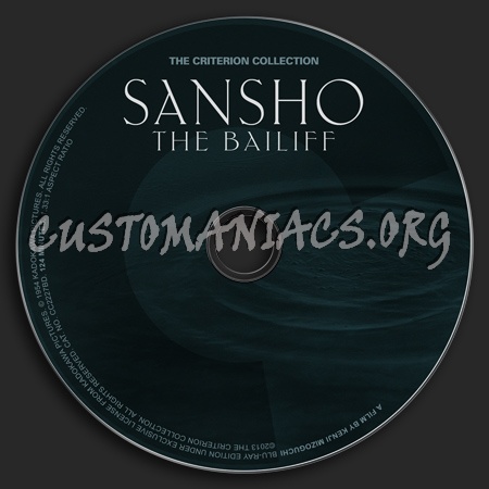 386 - Sansho The Bailiff dvd label