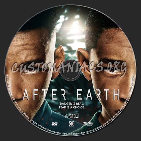 After Earth dvd label