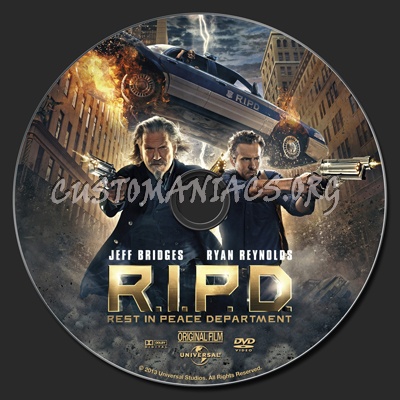 R.I.P.D. (RIPD Rest In Peace Department) dvd label